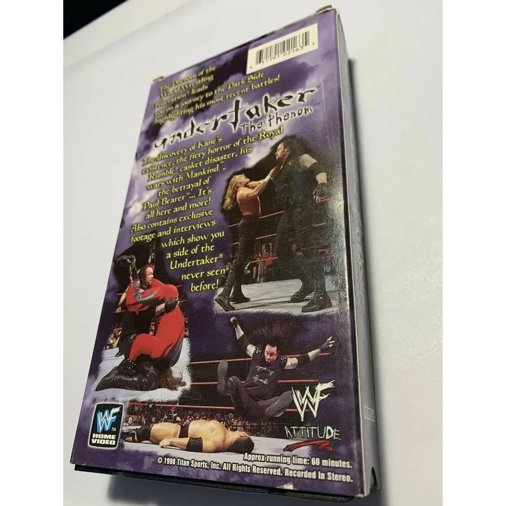 Vintage WWF Undertaker The Phenom‎ VHS 1998